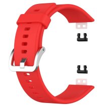Ремінець UniCase Silicone Strap для Huawei Watch Fit - Red: фото 1 з 3