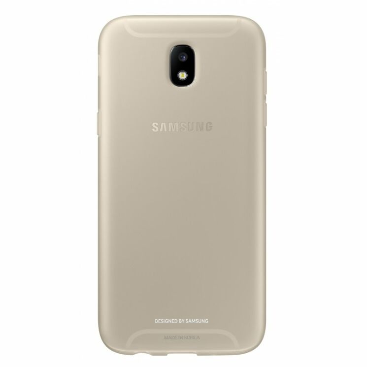 Силиконовый чехол Jelly Cover для Samsung Galaxy J5 2017 (J530) EF-AJ530TFEGRU - Gold: фото 1 из 3