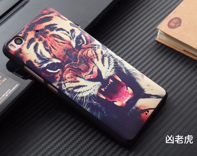 Силиконовый чехол UniCase Color для Xiaomi Mi 5s - Angry Tiger: фото 1 из 5