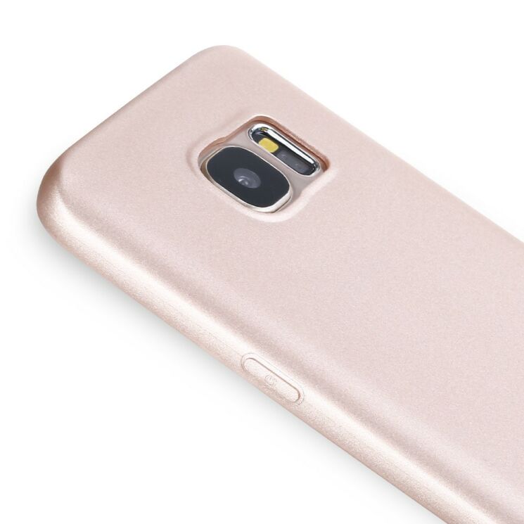 Силіконовий чохол X-LEVEL Mattу для Samsung Galaxy S7 (G930) - Gold: фото 2 з 15
