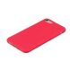 Силиконовый (TPU) чехол Deexe Matte Case для Apple iPhone SE 2 / 3 (2020 / 2022) / iPhone 8 / iPhone 7 - Red (226673R). Фото 4 из 5