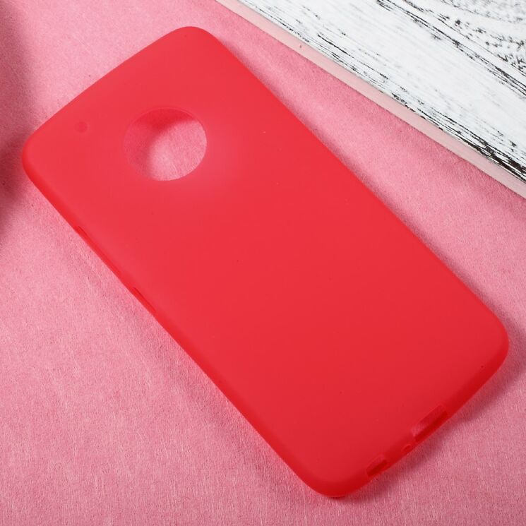 Силиконовый (TPU) чехол Deexe Soft Case для Motorola Moto G5 Plus - Red: фото 2 из 4