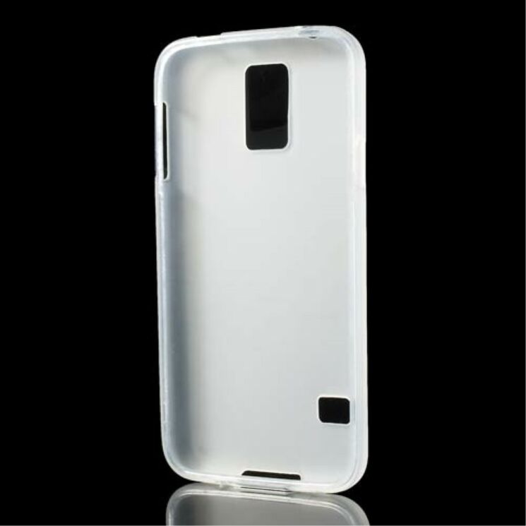 Силиконовый (TPU) чехол Deexe Soft Case для Samsung Galaxy S5 - White: фото 5 из 5