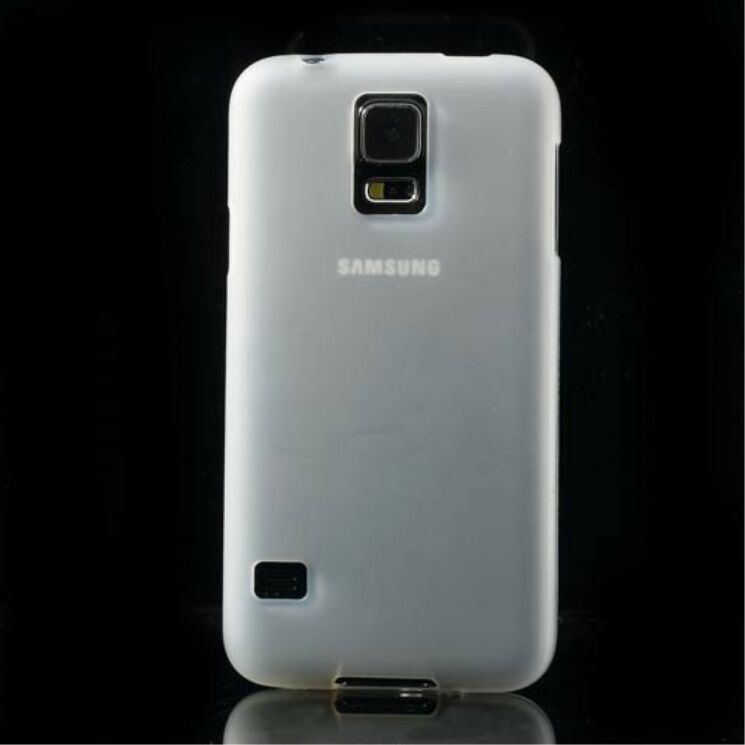 Силиконовый (TPU) чехол Deexe Soft Case для Samsung Galaxy S5 - White: фото 2 из 5
