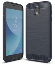 Силіконовий (TPU) чохол UniCase Carbon для Samsung Galaxy J5 2017 (J530) - Dark Blue: фото 1 з 10