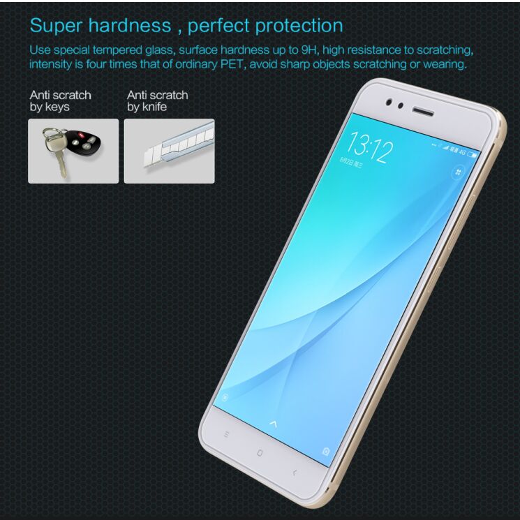 Защитное стекло NILLKIN Amazing H для Xiaomi Mi 5X / Mi A1: фото 3 из 15