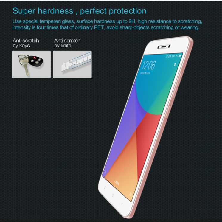 Защитное стекло NILLKIN Amazing H для Xiaomi Redmi Note 5A: фото 3 из 14