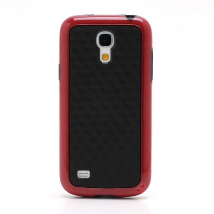 Защитный чехол Deexe Cube Pattern для Samsung Galaxy S4 mini (i9190) - Red: фото 2 из 5