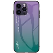 Защитный чехол Deexe Gradient Color для Apple iPhone 15 Pro Max - Purple: фото 1 из 7