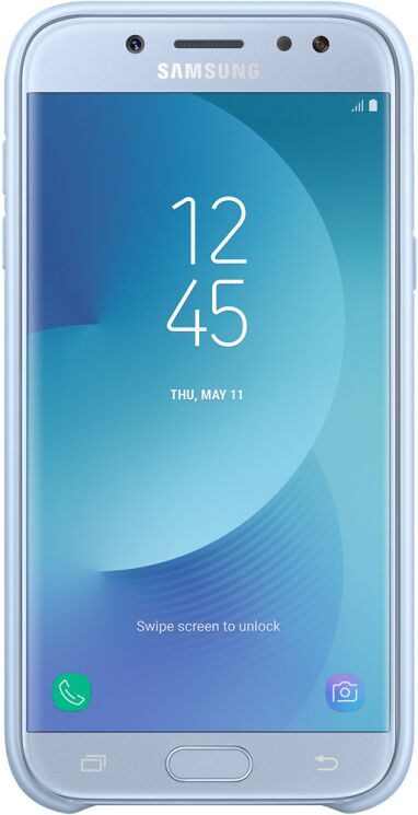 Защитный чехол Dual Layer Cover для Samsung Galaxy J3 2017 (J330) EF-PJ330CLEGRU - Blue: фото 3 из 3