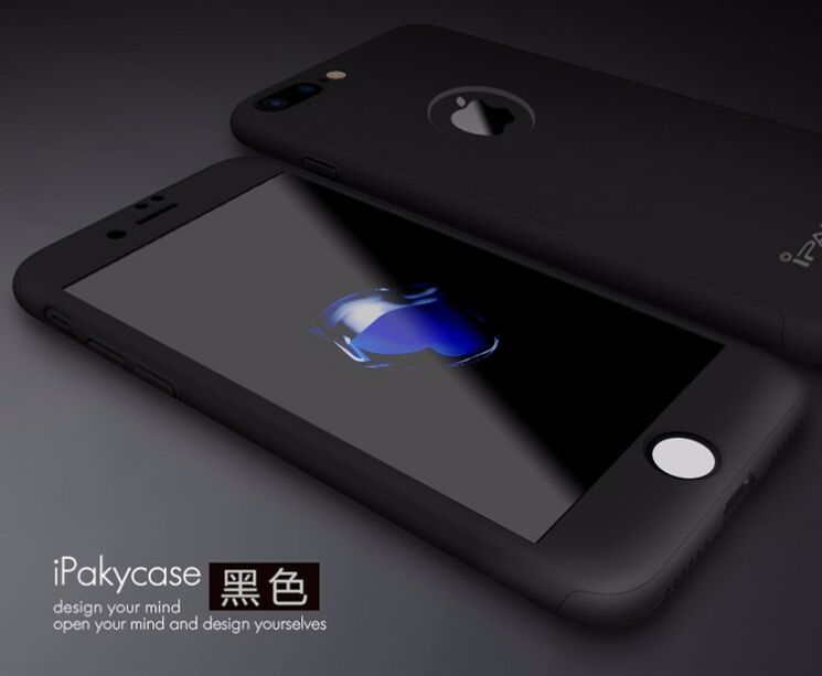 Защитный чехол IPAKY Full Protect для iPhone 7 - Black: фото 2 из 8