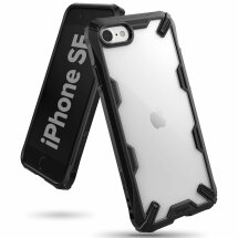 Защитный чехол RINGKE Fusion X для iPhone SE 2 / 3 (2020 / 2022) / iPhone 8 / iPhone 7 - Black: фото 1 из 8