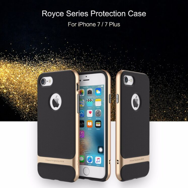 Защитный чехол ROCK Royce Series для iPhone 7 / iPhone 8 - Gold: фото 2 из 10