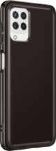 Защитный чехол Soft Clear Cover для Samsung Galaxy A22 (A225) EF-QA225TBEGRU - Black: фото 1 из 6