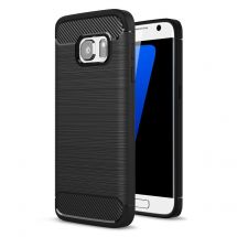 Захисний чохол UniCase Carbon для Samsung Galaxy S7 (G930) - Black: фото 1 з 8