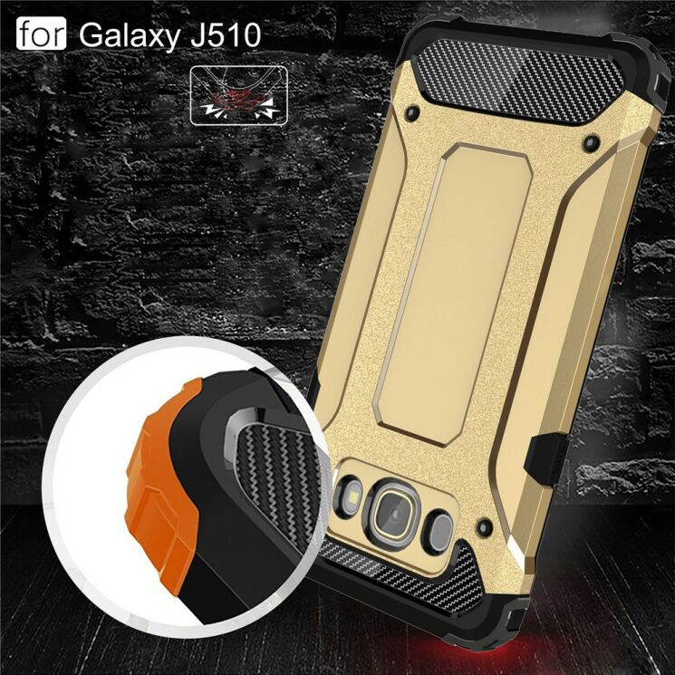 Защитный чехол UniCase Rugged Guard для Samsung Galaxy J5 2016 (J510) - Black: фото 6 из 9