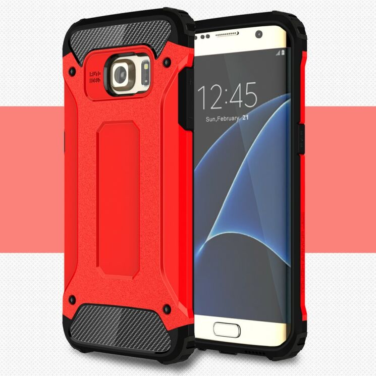 Защитный чехол UniCase Rugged Guard для Samsung Galaxy S7 edge (G935) - Red: фото 1 из 10
