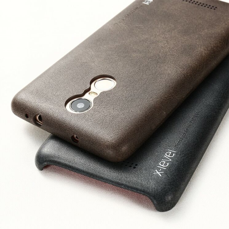 Защитный чехол X-LEVEL Vintage для Xiaomi Redmi Note 3 / Note 3 Pro - Brown: фото 2 из 5