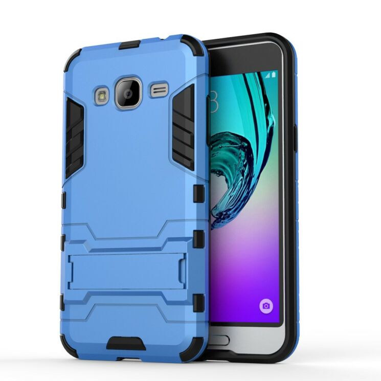 Защитная накладка UniCase Hybrid для Samsung Galaxy J3 2016 (J320) - Blue: фото 1 из 8
