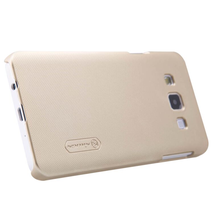 Пластиковая накладка Nillkin Frosted Shield для Samsung Galaxy A3 (A300) - Gold: фото 5 из 13