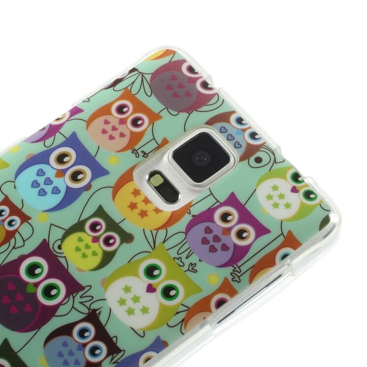 Силиконовая накладка Deexe Owl Pattern для Samsung Galaxy Note 4 - Owls House: фото 3 из 6