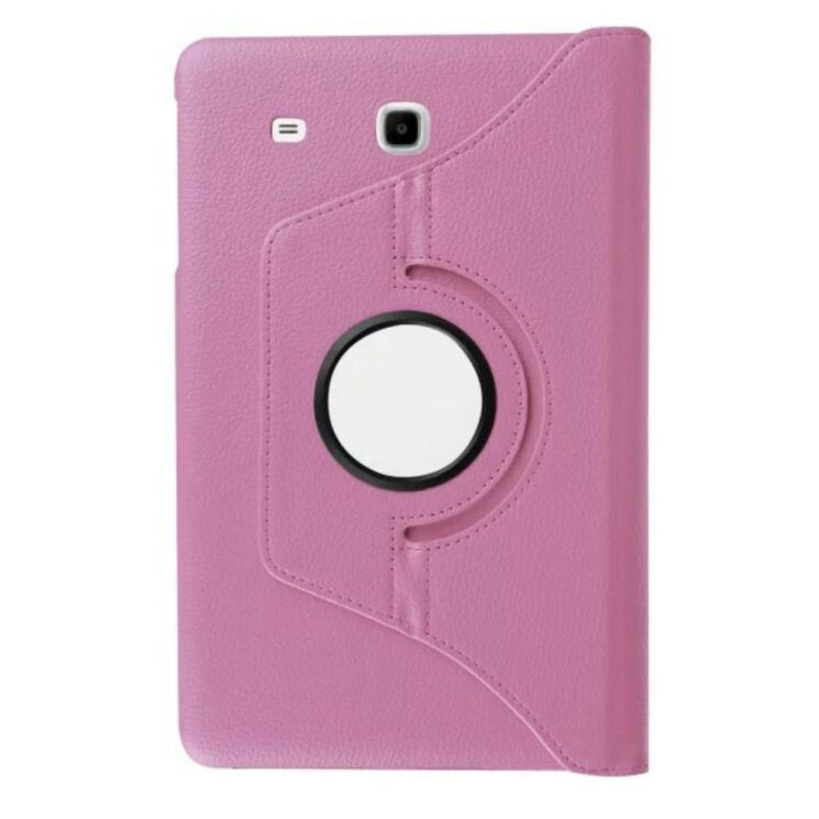 Вращающийся чехол Deexe Rotation для Samsung Galaxy Tab E 9.6 (T560/561) - Pink: фото 2 из 9