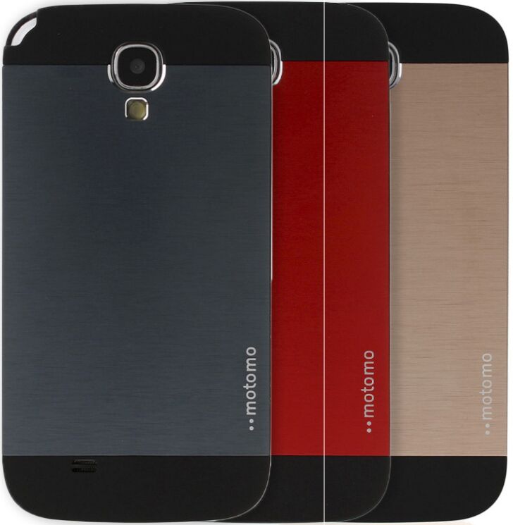 Накладка MOTOMO Metal Paste Skin для Samsung Galaxy S4 (i9500) - Red: фото 5 з 5