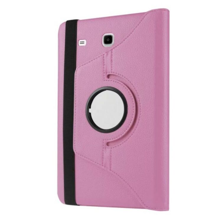 Вращающийся чехол Deexe Rotation для Samsung Galaxy Tab E 9.6 (T560/561) - Pink: фото 7 из 9