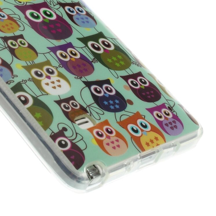 Силиконовая накладка Deexe Owl Pattern для Samsung Galaxy Note 4 - Owls House: фото 4 из 6