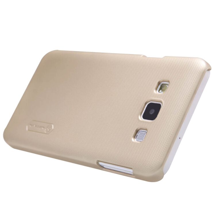 Пластиковая накладка Nillkin Frosted Shield для Samsung Galaxy A3 (A300) - Gold: фото 4 из 13