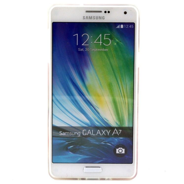 Силиконовая накладка Deexe Life Style для Samsung Galaxy A7 (A700) - Mosaic Elephant: фото 2 из 7