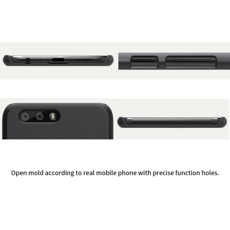 Пластиковый чехол NILLKIN Frosted Shield для Asus ZenFone 4 ZE554KL - Black: фото 14 из 20