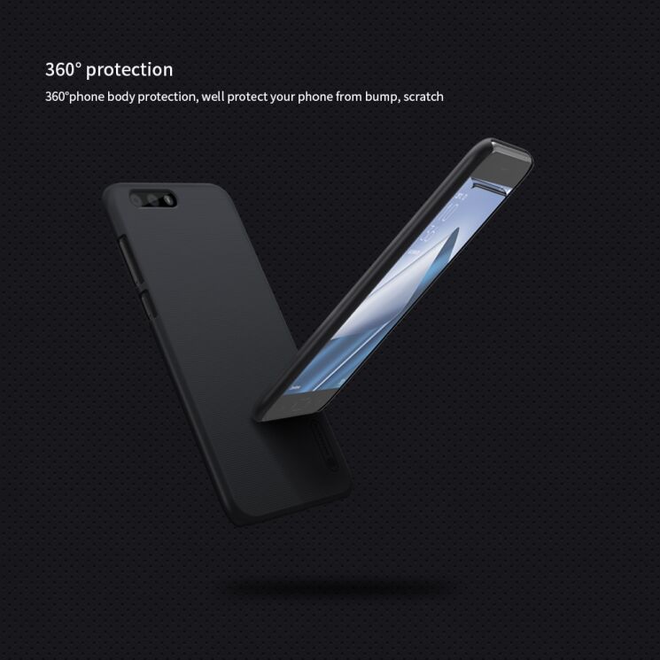 Пластиковий чохол NILLKIN Frosted Shield для Asus ZenFone 4 ZE554KL - Black: фото 13 з 20