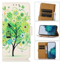 Чохол Deexe Life Style Wallet для Samsung Galaxy M32 (M325) - Green Tree: фото 1 з 8