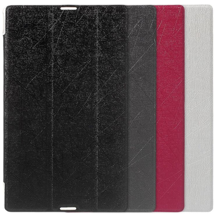 Чохол Deexe Silk Texture для Lenovo Tab 2 A8-50F - Gray: фото 7 з 7