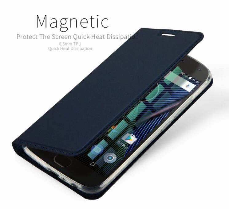 Чохол DUX DUCIS Skin Pro для Motorola Moto G5 - Dark Blue: фото 9 з 12