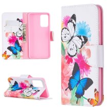 Чехол-книжка Deexe Color Wallet для Samsung Galaxy A52 (A525) / A52s (A528) - Two Butterfly: фото 1 из 8