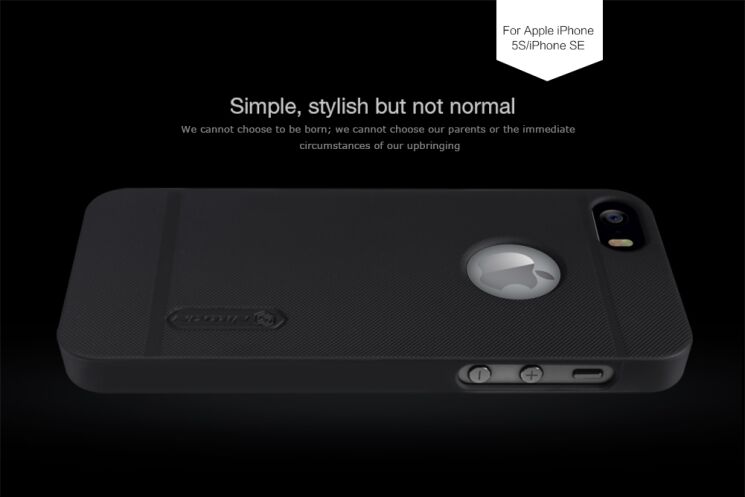 Пластиковый чехол NILLKIN Frosted Shield для iPhone 5/5s/SE - Gold: фото 7 из 15