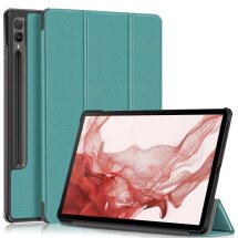 Чохол UniCase Slim для Samsung Galaxy Tab S9 Plus (X810/816) - Blackish Green: фото 1 з 11
