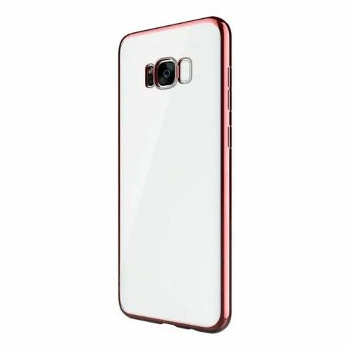 Cиліконовий (TPU) чохол Deexe Glossy Border для Samsung Galaxy S8 Plus (G955) - Rose Gold: фото 2 з 3