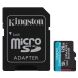 Карта памяти Kingston microSDXC 128GB Canvas Go Plus U3 V30 (R170/W90) + адаптер (SDCG3/128GB): фото 1 из 3