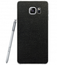 Кожаная наклейка Glueskin для Samsung Galaxy Note 5 - Black Stingray: фото 1 з 10
