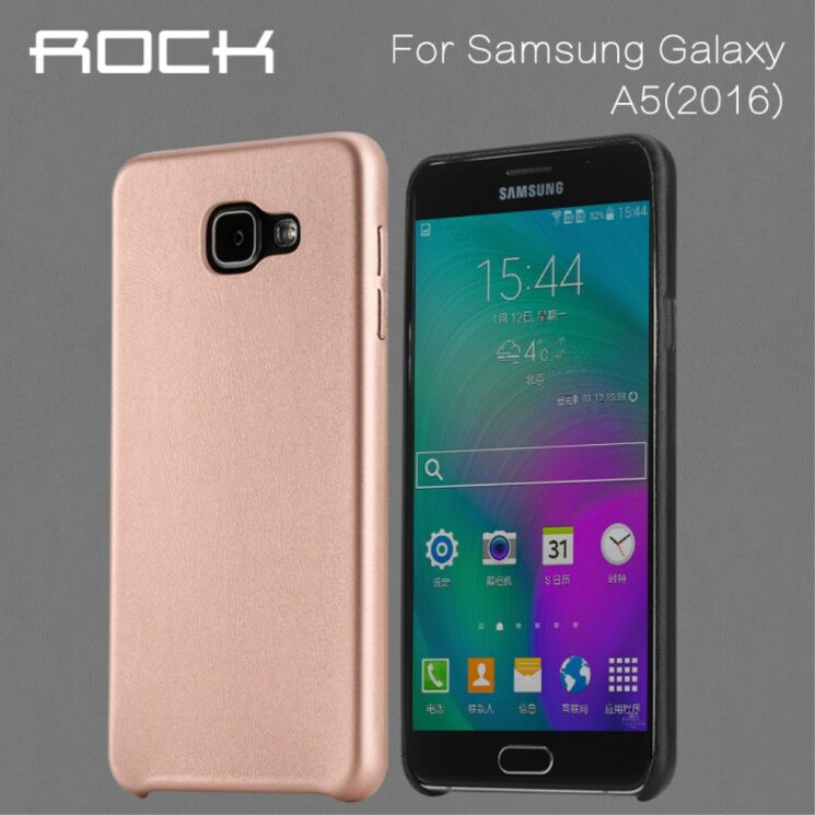 Накладка ROCK Leather Back для Samsung Galaxy A5 (2016) - Black: фото 6 из 7
