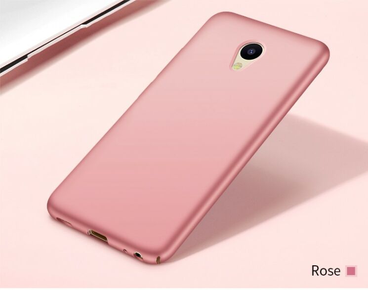 Пластиковий чохол Deexe Edge Case для Meizu M5 - Rose Gold: фото 1 з 10