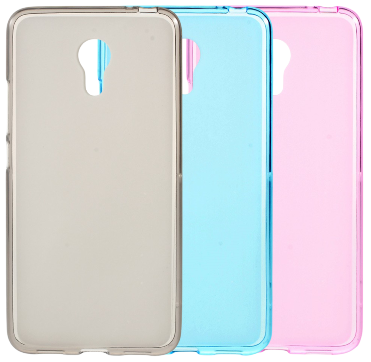 Силиконовая накладка Deexe Soft Case для Meizu M3 Note - Pink: фото 5 з 5