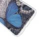 Силиконовый (TPU) чехол Deexe Life Style для Meizu M3/M3s - Blue Butterfly (142020B). Фото 3 из 5