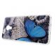 Силіконовий (TPU) чохол Deexe Life Style для Meizu M3/M3s - Blue Butterfly (142020B). Фото 2 з 5