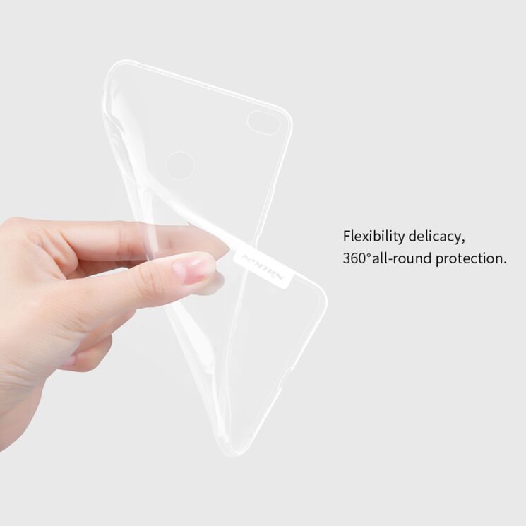 Силиконовый (TPU) чехол NILLKIN Nature для Xiaomi Mi Max 2 - Transparent: фото 12 из 13