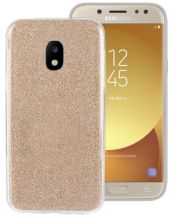 Силіконовий (TPU) чохол UniCase Glitter Cover для Samsung Galaxy J3 2017 (J330) - Gold: фото 1 з 4