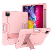 Захисний чохол Deexe Color Kickstand для Apple iPad Air 4 / 5 10.9 (2020/2022) / iPad Pro 11 (2020/2021) - Pink: фото 1 з 8
